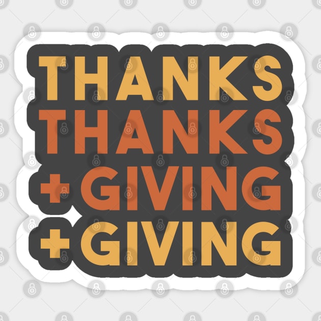 Thanks + Giving Sticker by MimicGaming